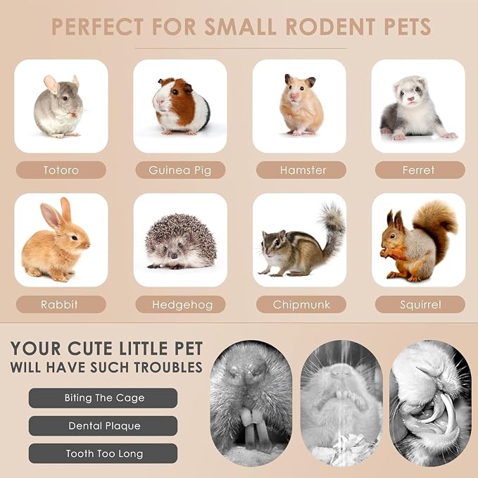 Grddaef 45Pcs Rabbit Toys, 300g Natural Timothy Grass Molar Teeth Stick Chew Toys for Chinchilla Rabbit Bunny Guinea Pig Treats