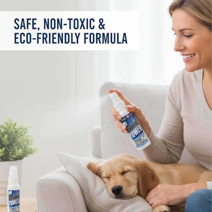 Allergy Asthma Sinus Relief Spray - Nasal Friendly Room Mist, Dust Mite, Pet Dander & Mold Spray, Eco-Friendly, Furniture, Fabrics, Bedding, Vents – 10 oz