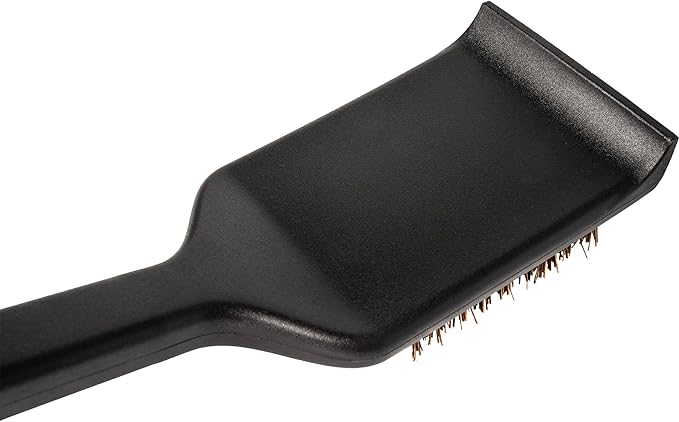Traeger Grills Hot n' Cold Grill Cleaning Brush – Natural Palmyra Bristles for Hot & Cold Grate Scrubbing, Deep Clean & BBQ Maintenance