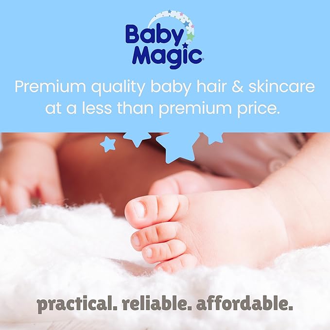 Baby Magic Gentle Baby Lotion | 16.5 Fl Oz (Pack of 6) | Vitamins & Aloe, Pink (705544), Original Baby Scent