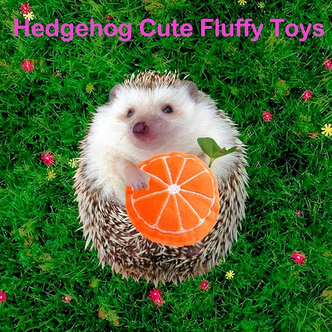 10 pcs Cute Hedgehog Enrichment Toys Hedgehog Supplies Cage Accessories Small Animal Ball Bell Pet Interactive Exercise Ball Entertainment
