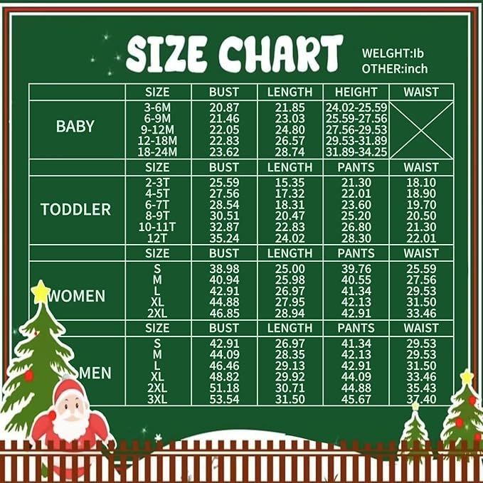 TEERAPHIQUE Christmas Pajamas for Family,Family Holiday Pajamas Matching Sets,Xmas Jammies for Couples