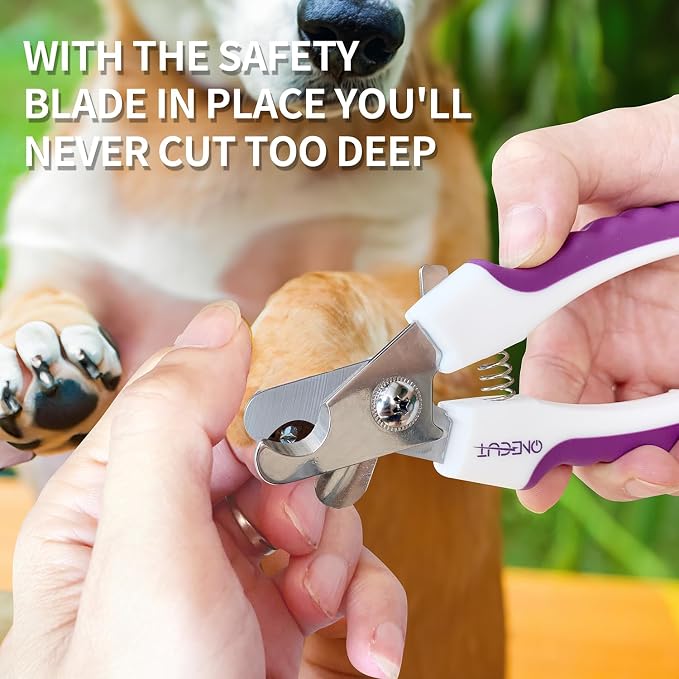 4.7" Small Dog & Cat Nail Clipper Stainless Steel Cat Claw Trimmers for Rabbits, Guinea Pigs, Birds, Puppies, Kittens and Small Animals Pet Nail Clipper for Professional and Home Use (Pink)