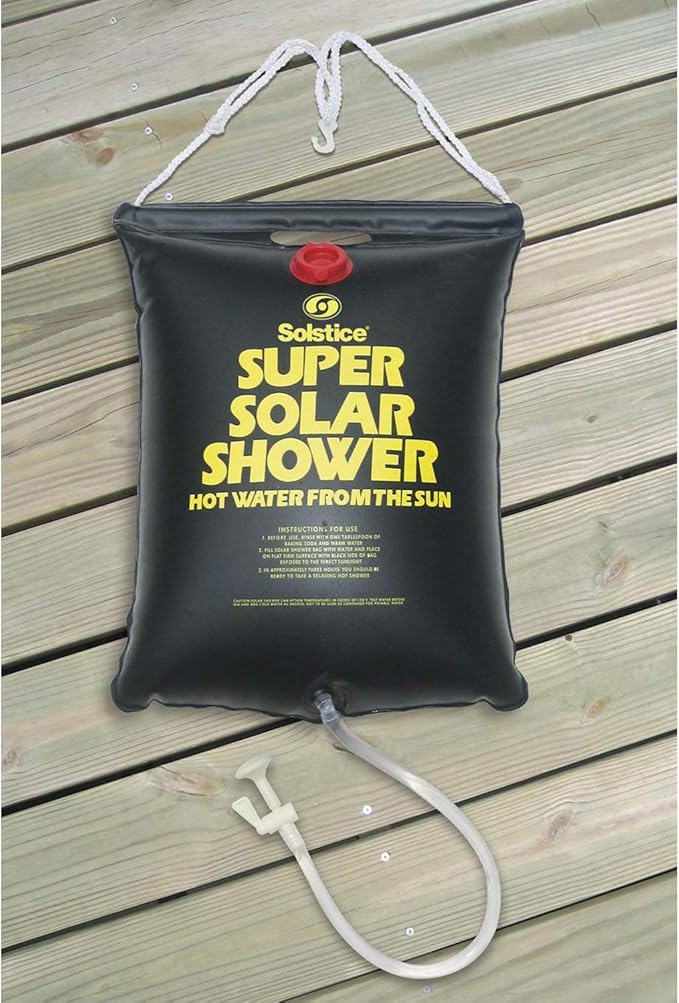 SWIMLINE HYDROTOOLS 40331 Super Solar Shower | Adjustable Hanging Hook | 3.75 Gallon Capacity Up To 100 Degrees | Environmentally Friendly | Outdoor Backyard Poolside Spa