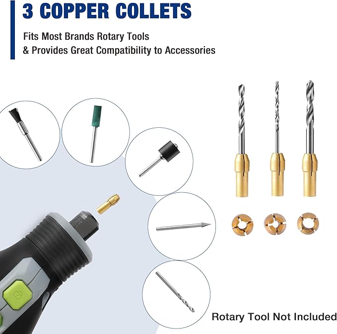 WORKPRO 476-Piece Rotary Tool Accessory Kit, Rotary Tool Bits for Easy Cutting, Grinding, Sanding, Polishing, Cleaning, Drilling, Carving and Engraving