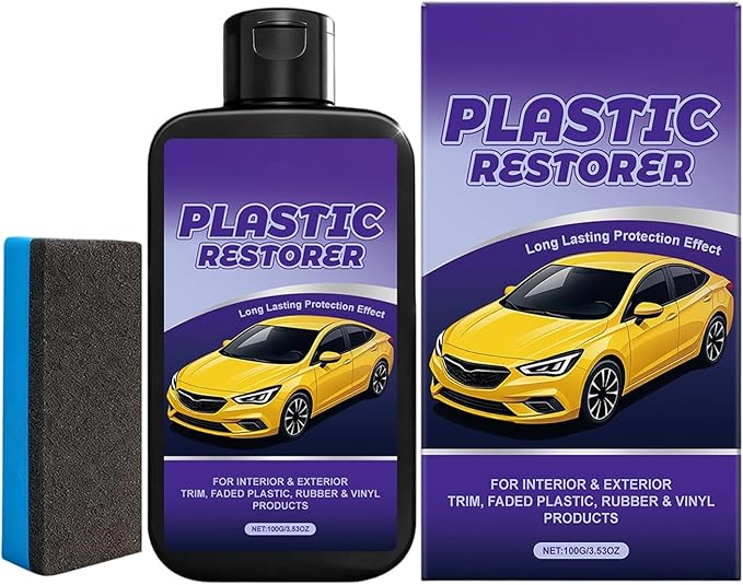 Car Scratch Repair - 100g UV Barrier Repair Balm | Car Scratch Remover | for Bumper Fading Dashboard Rubber Seat Boat Upholstery