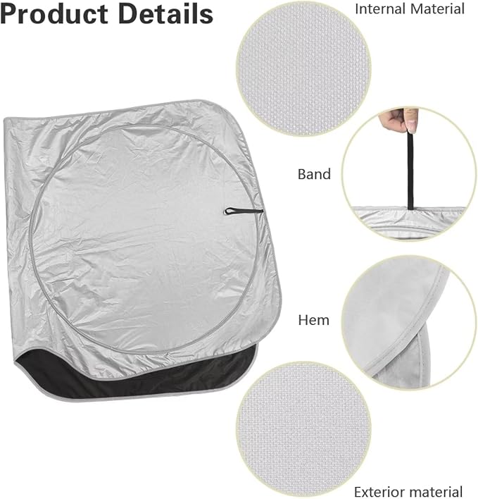 Funny Skeleton Vehicle Windshield Protecion Stylish Automotive Interior Cover Sun Visor Protector for Front Window Fashion Car Accessories