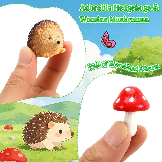 Little Pocket Hedgie Mini Hedgehog, Collectible Gift Travel Buddy | Cute mini hedgehog in a pocket tin, a collectible desk gift for coworkers, friends and animal lovers