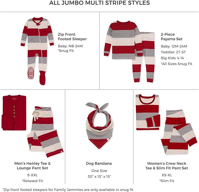 Burt's Bees Baby Baby Family Jammies Matching Holiday Organic Cotton Pajamas