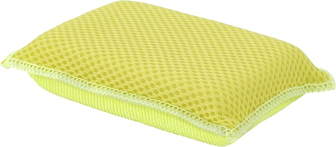 Microfiber Sponges for Dishes Kitchen Sponges Non-Scratch Sponge Dish Scrubber Heavy Duty Household Cleaning Sponges Multi-Purpose Cleaning Supplies Dish Sponge Kitchen Sponges Pack of 1