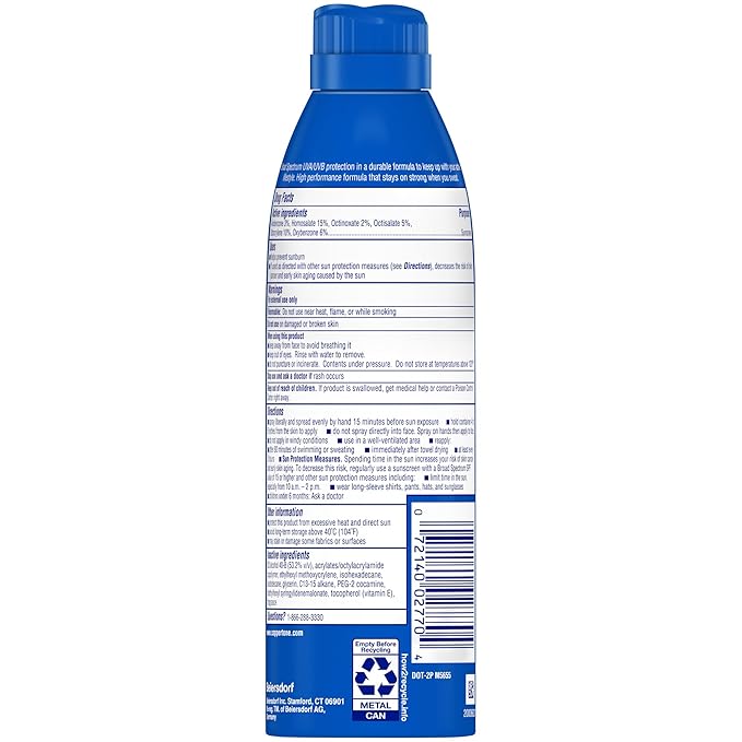 Coppertone SPORT Continuous Sunscreen Spray Broad Spectrum SPF 100 (5.5 Ounce) (Packaging may vary)