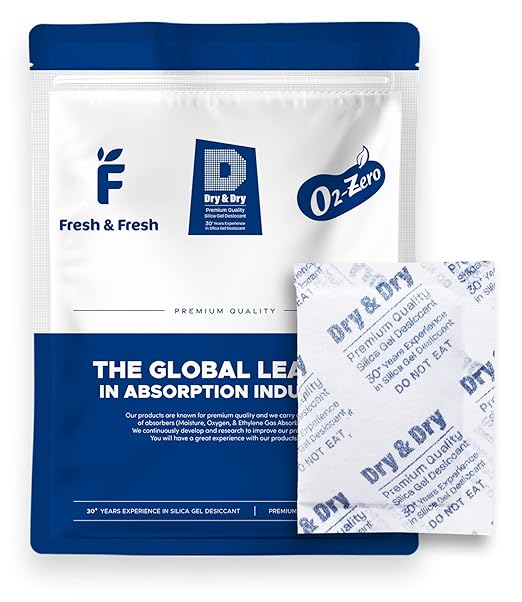 Dry & Dry 10 Gram [500 Packets] Silica Gel Packets, Desiccants - Rechargeable Fabric Silica Gel Packs, Silica Gel, Silica Packets, Desiccant Packs for Storage