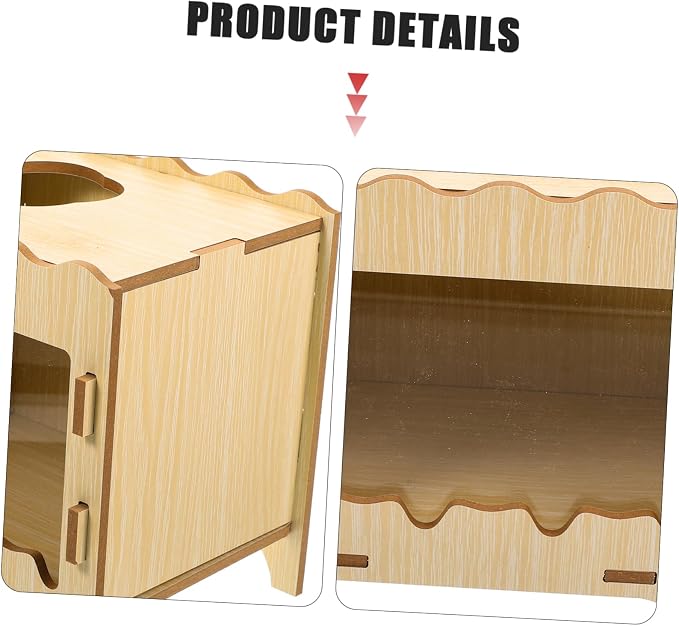 BESPORTBLE Hamster Digging Box Comfortable Pet Nest for Small Animals Mimics Natural Tunnel System Lightweight Design for Easy Carrying Durable Material for Hamsters and Other Small Pets
