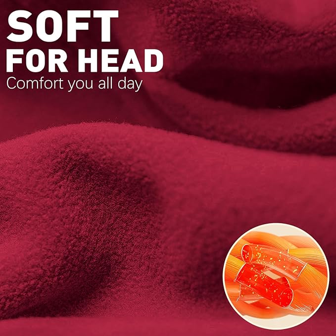 JOEYOUNG Fleece Ear Warmers for Men Women Kids - Winter Headband Ear Muffs Ear Covers for Cold Weather Running Cycling Ski