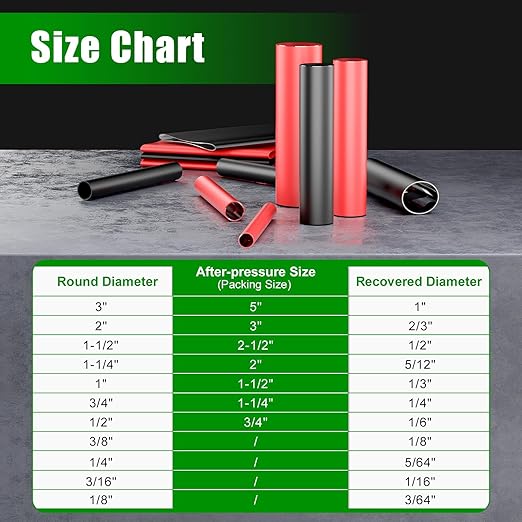 ELECFUN 3/8 Inch 8Ft Waterproof Heat Shrink Tubing Roll, 3:1 Marine Grade Adhesive Lined Heat Shrink Tube, Dual Wall Sealing Oil-Proof Wear-Resistant Wire Cable Wrap (4ft Black & 4ft Red)