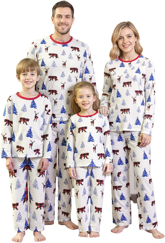 Christmas Pajamas for Family Matching Family Christmas Pajamas Set PJS Holiday Xmas Family Jammies Sleepwear