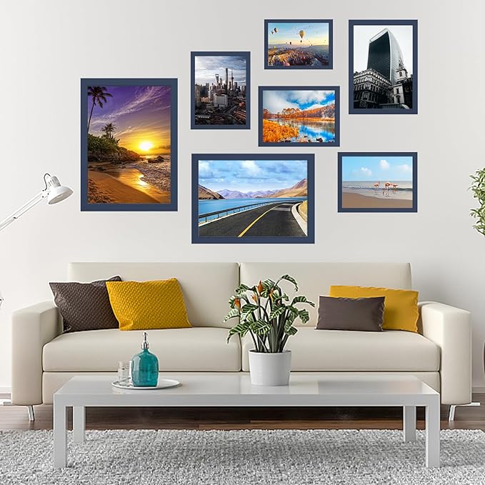 10x14 inch Wood Picture Frames for Wall Hanging,Diamond Painting Frames Rectangle Baby Scan Picture Frame for Family Walls Decoration,Anniversary,Wedding,Christmas,Halloween,Shower,Certificate (Jazz