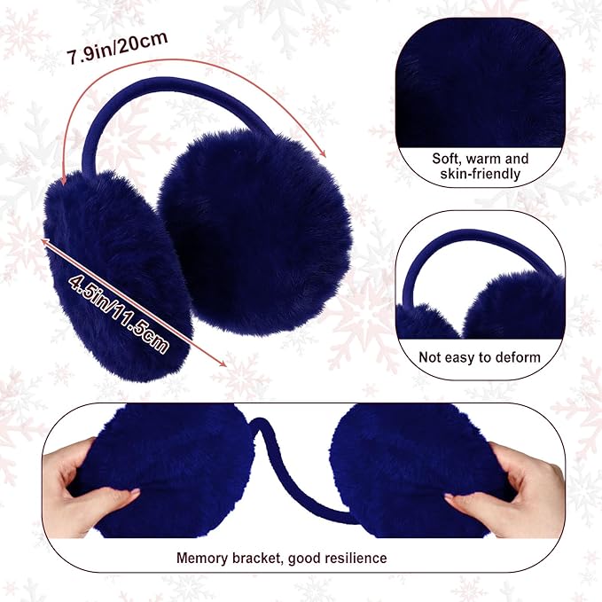 JenPen 4 Pcs Winter Hat Scarf and Gloves Set for Women Include Ear Cover Cold Weather Scarf Hat Knit Beanie Gloves