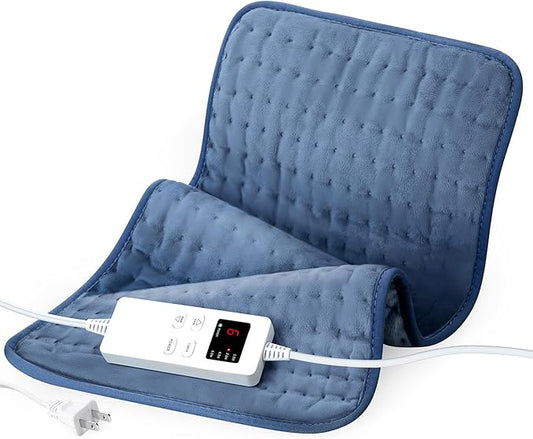 Extra Large Heating Pad, Electric Heating Pad for Back Body Neck Shoulder Pain Cramps Relief, Heating Pads Auto Shut Off 6 Heat Settings Machine Washable