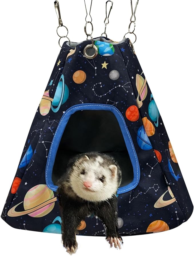 Guinea Pig Hideout Ferret Hammock, Tough Chow Mat Material, Easy to Clean, Suitable for Small Pets