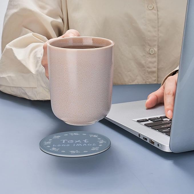 Personalized Coaster, Personalized Coasters Set of 6, Custom Leather Coasters Text/Logo/Image, Leather Set, Customer Business Gifts, Wedding Favor Coaster, Gift for Anniversary New Year