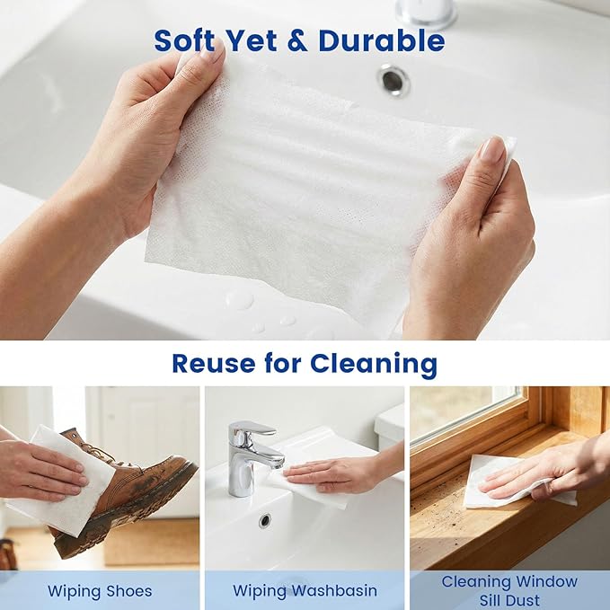 BigOtters Compressed Towels, 100PCS D isposable Face Towels for Travel Expandable Wipes Tablets with 2PCS Tube Containers for Survival Gear and Supplies Outdoors Camping Hiking Hotel