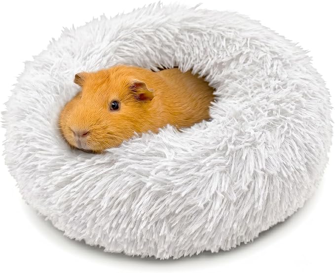 Paw Inspired Furr-O Burrowing Pet Bed Enrichment,Removable Base, Light Gray | Cozy Carrier Toy, Zip-On Spandex and Fleece Bottoms, Hideout Cage Accessories for Guinea Pigs, Hamsters, Small Pets, Animals