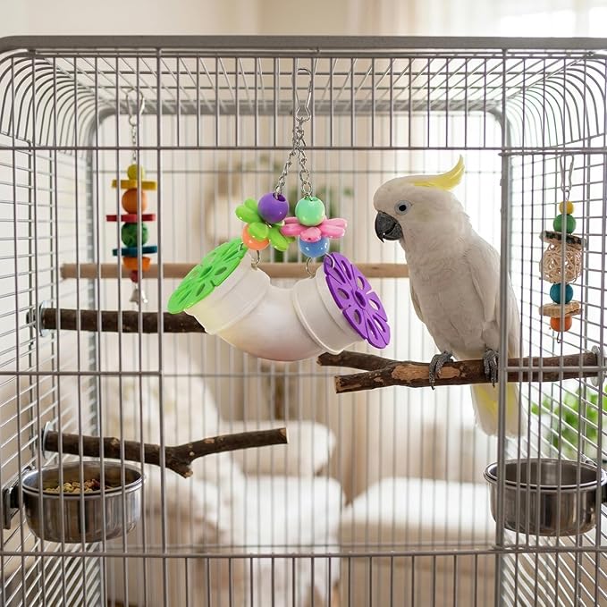 Single Rat Accessories, Rat Cage Accessories, Rat Enrichment Decoration for Foraging Tube Enrichment Activity for Rats, Mice, Mouse