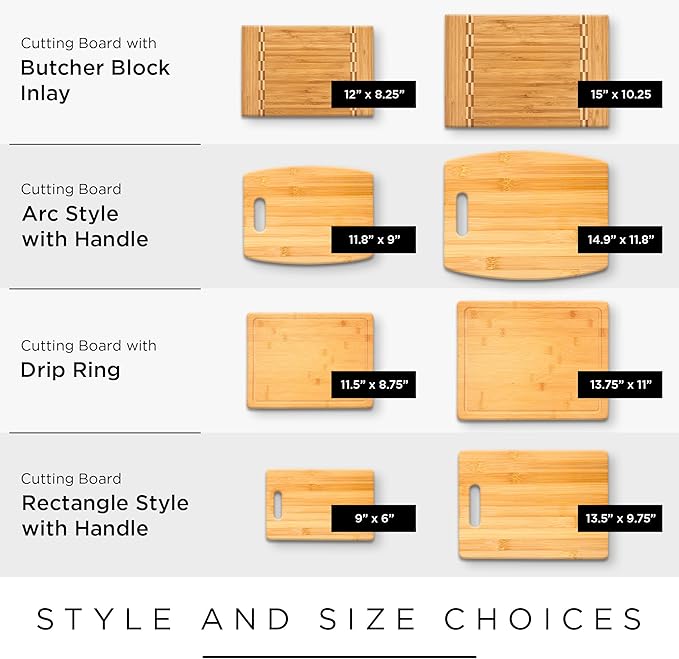Personalized Cutting Board, Custom Engraved Bamboo Wood Cutting Boards, Customized Name Kitchen Charcuterie Board, Christmas, Housewarming Gift, Multiple Sizes, Engraved in USA by My Sign Center