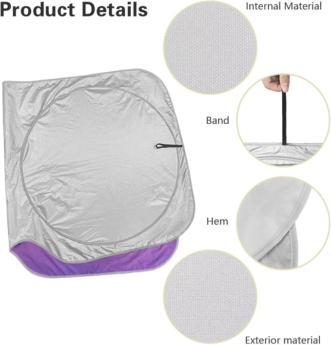 Palm Tree Vehicle Windshield Protecion All Seasons Front Windshield Sun Shade 66.5x34.4inches Offers Ultimate Protection for Cars Interior