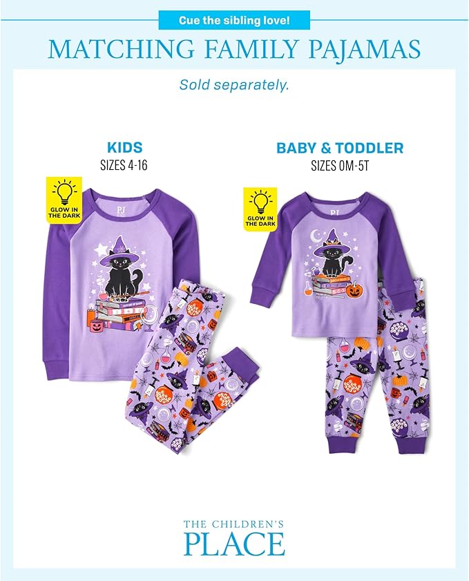The Children's Place unisex-baby And Kids, Sibling Matching, Holiday Pajama Sets, Cotton
