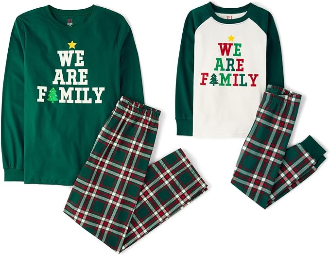 The Children’s Place Family Matching, Christmas and Holiday Pajama Sets, Cotton