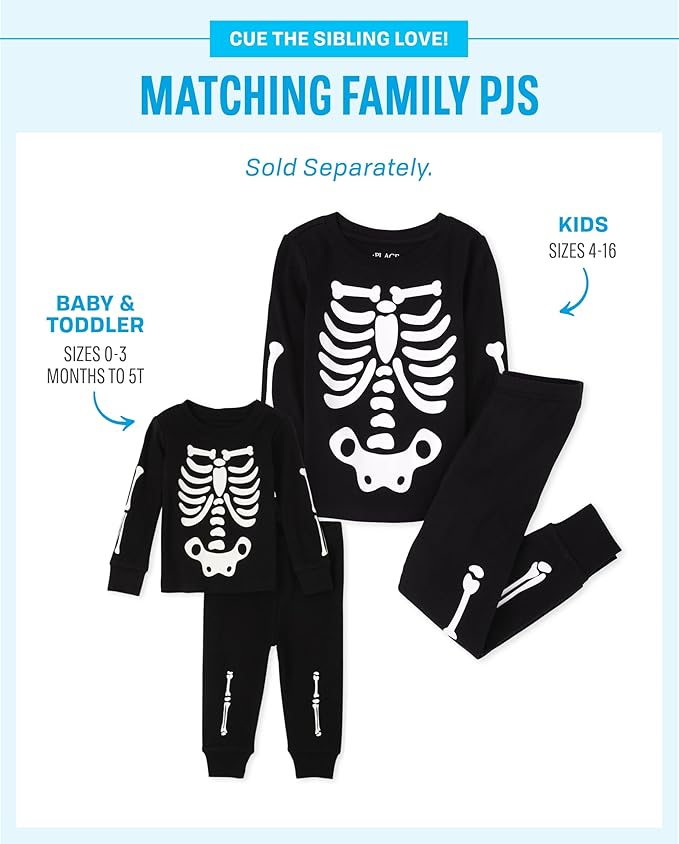 The Children’s Place Family Matching, Christmas and Holiday Pajama Sets, Cotton