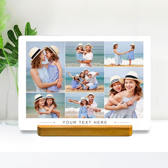 Custom Style Custom Metal Photo Prints,Customize Your own Picture Frame,Personalized Metal Picture Gift for Family and Lovers