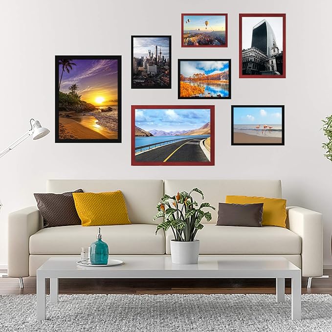 10x14 inch Wood Picture Frames for Wall Hanging,Diamond Painting Frames Rectangle Baby Scan Picture Frame for Family Walls Decoration,Anniversary,Wedding,Christmas,Halloween,Shower,Certificate (Black)
