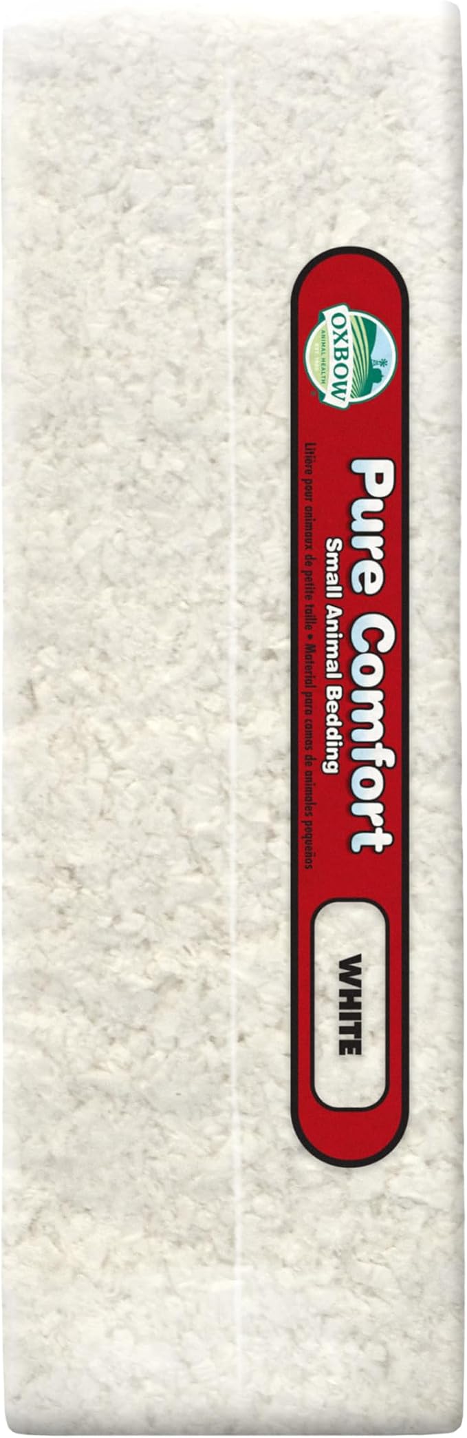 Oxbow Small Animal Bedding, Hamster, Guinea Pig, Rabbit, White, USA, 72 L | Pure Comfort, Hamster Bedding, Guinea Pig Bedding, Low Dust, Virgin Paper, Litter Box, Bunny, Rats, Gerbils, Chinchillas