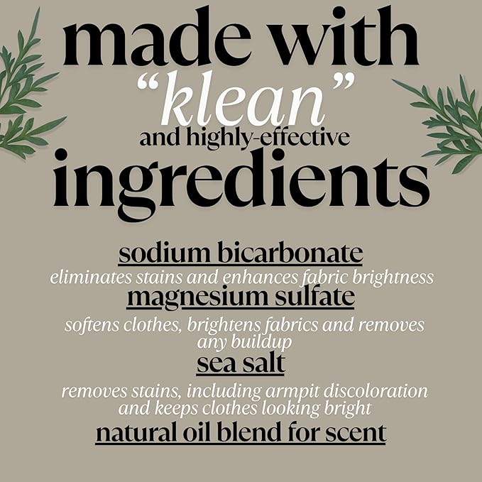 Laundry Detergent Powder | Non-Toxic Laundry Detergent for Sensitive Skin | Easy To Use, Tough on Stains, Gentle on Fabrics | Botanical Laundry Powder (Fitch) | Natural (Woody and herbal)