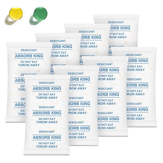 Desiccant Packs, 1 Gram 250 Packs Silica Gel Packets, Premium Color Indicating Moisture Absorbers for Food, Seeds, Jewelry, Electronics Storage
