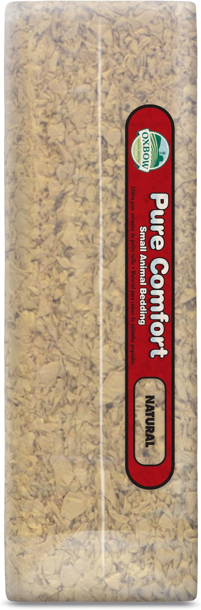 Oxbow Small Animal Bedding, Hamster, Guinea Pig, Rabbit, Natural, USA, 56 L | Pure Comfort, Hamster Bedding, Guinea Pig Bedding, Low Dust, Virgin Paper, Litter Box, Bunny, Rats, Gerbils, Chinchillas