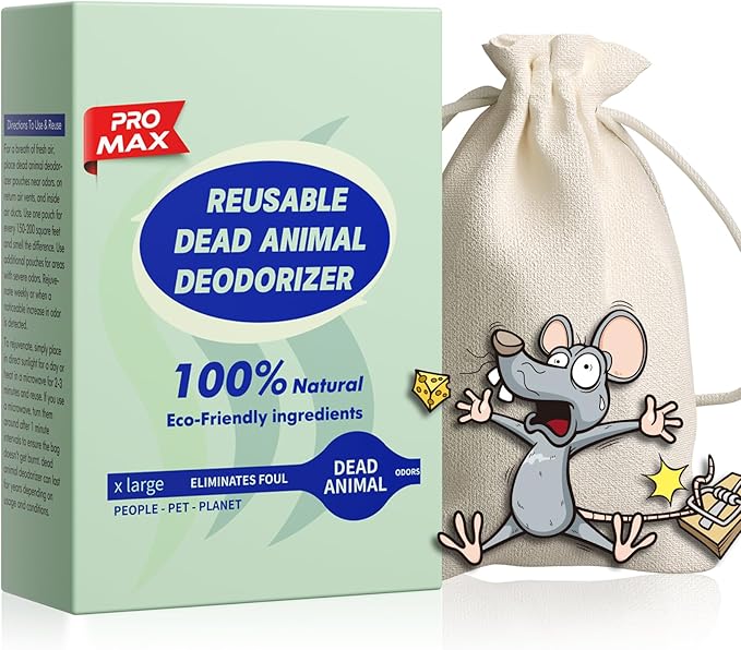 Animal Odor Eliminator for Strong Odor Remover, Dead Animal Smell Eliminator- Safe Indoor & Outdoor Use, Natural Odor Remover, Fresh & Effective