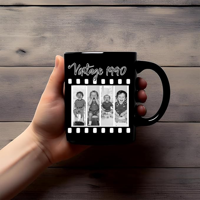 Personalized With Photo Coffee Mug, Custom Picture And Text Ceramic Mug, Customized Gift for Men & Women 11 Oz, 15 Oz Accent Cup