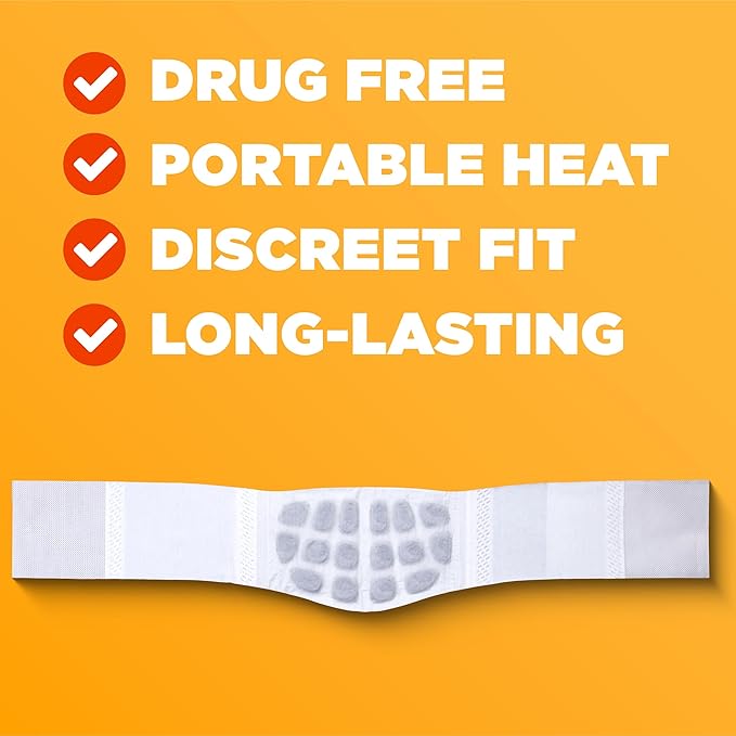 ThermaCare Advanced Back & Hip HeatWraps - Long-Lasting, Disposable Heat Therapy for Lower Back Pain, Muscle Soreness, & Herniated Discs - Drug-Free (L-XL, Pack of 5)