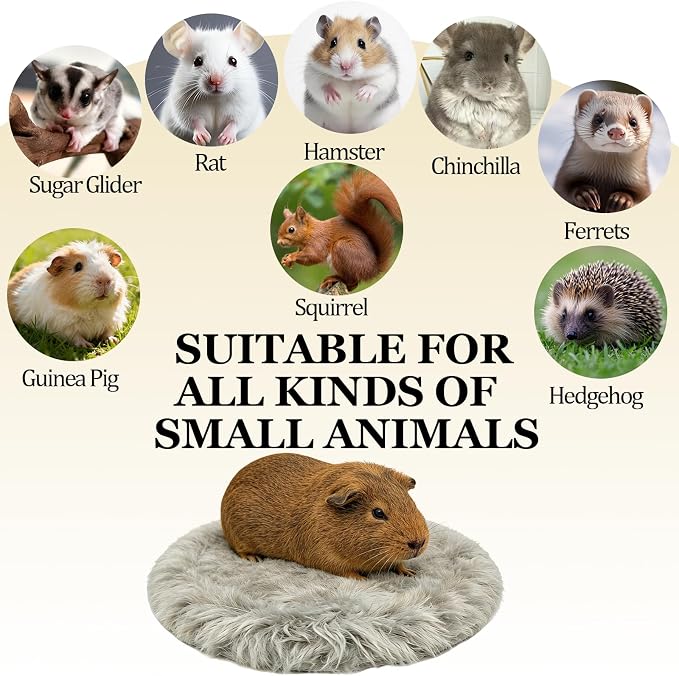4PCS Guinea Pig Fleece Cage Mats Pads Bunny Hamster Bedding | Washable,Guinea Pig Fleece Cage Liners,for Chinchilla Rat Hamster Squirrel Sugar Glider Ferret,Guinea Pig Stuff