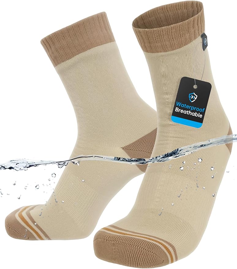 DexShell Waterproof Everyday Socks - Breathable Membrane, Quarter Crew Length for Walking, Commuting & All-Weather Comfort