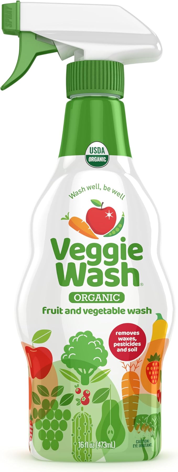Veggie Wash Organic Fruit and Vegetable Wash, 16-oz
