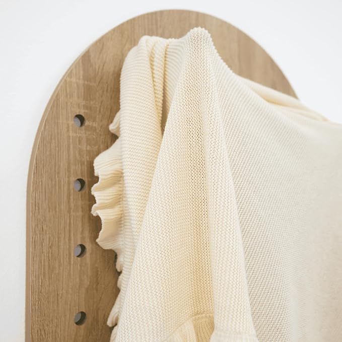 Ruffle Knit Blanket for Baby - 100% Luxury Soft Cotton Knit Warm Cozy Cuddle Stroller Crib Blanket for Newborns, Infants, & Toddlers (Cream)
