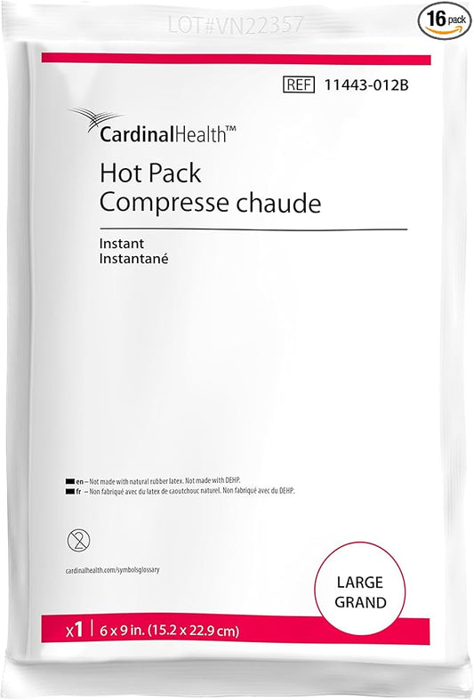 Cardinal Health™ Instant Hot Pack, Large, 6 x 9IN, Case of 16
