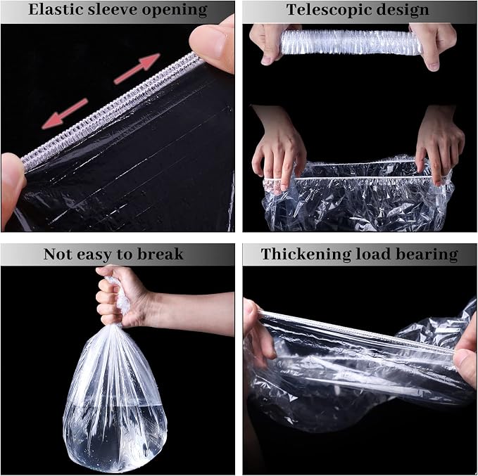 BNOSDM 50 PCS Rabbit Cage Liners Disposable Guinea Pig Cage Liner Hamster Tray Liner Plastic Small Animals Bedding Waste & Litter Pan Bag Universal Toilet Film for Bunny Hedgehog Ferret Rat
