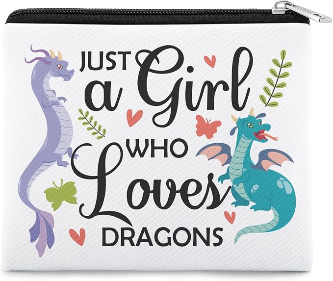 Dragon Lover Gift Dragon Gifts Coin Purse for Women Animal Lover Gift Friend Daughter Sister Christmas Graduation Birthday Gifts Coin Pouch Dragons Themed Present Zipper Change Pouch