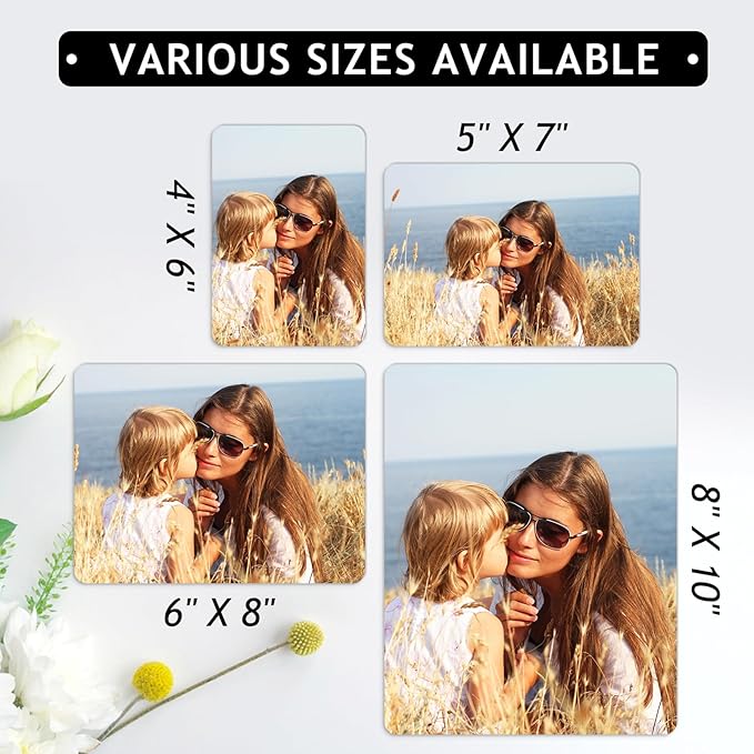 Personalized Father's Day Gifts for Dad from Kids Daughter Son, Customized Metal Picture print for Dad,Custom Metal Photo gifts for Dad - Gift Wrapping Available